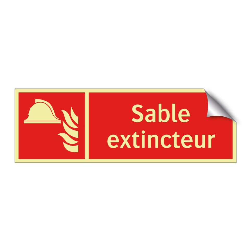 Sable extincteur