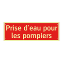 Prise d'eau pour les pompiers