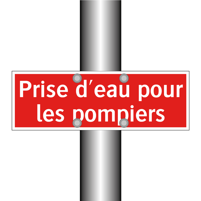 Prise d'eau pour les pompiers