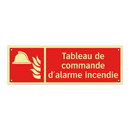 Tableau de commande d'alarme incendie