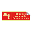 Tableau de commande d'alarme incendie