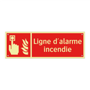 Ligne d'alarme incendie