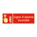 Ligne d'alarme incendie