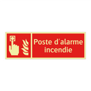 Poste d'alarme incendie