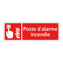 Poste d'alarme incendie