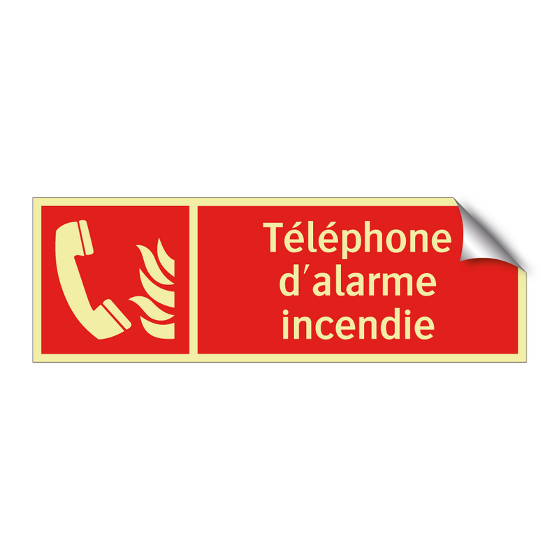 Téléphone d'alarme incendie