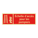 Échelle d'accès pour les pompiers