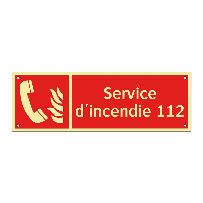 Service d'incendie 112