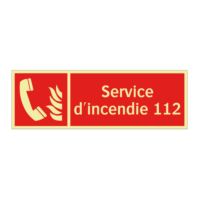 Service d'incendie 112