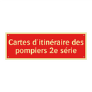 Cartes d'itinéraire des pompiers 2e série