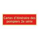 Cartes d'itinéraire des pompiers 2e série