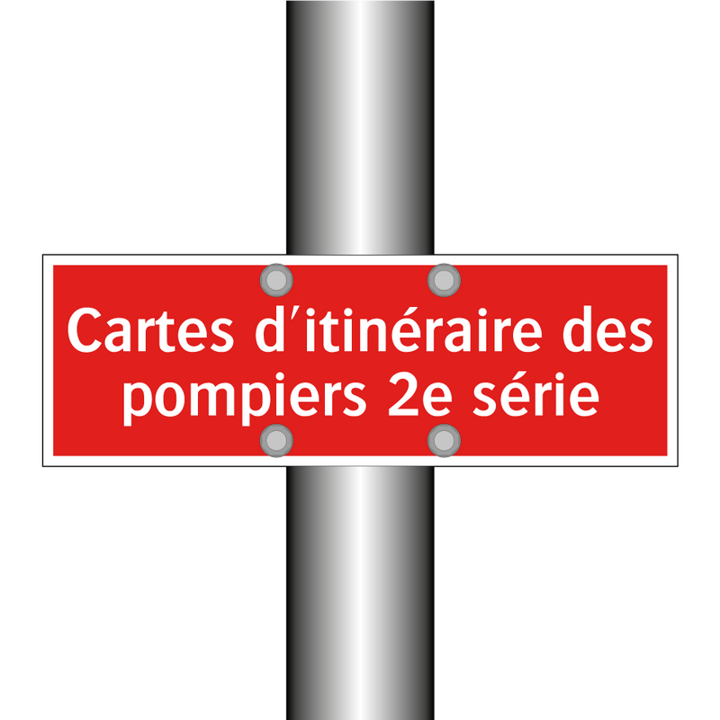 Cartes d'itinéraire des pompiers 2e série