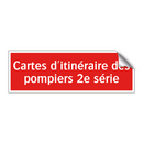 Cartes d'itinéraire des pompiers 2e série