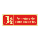 Fermeture de porte coupe-feu