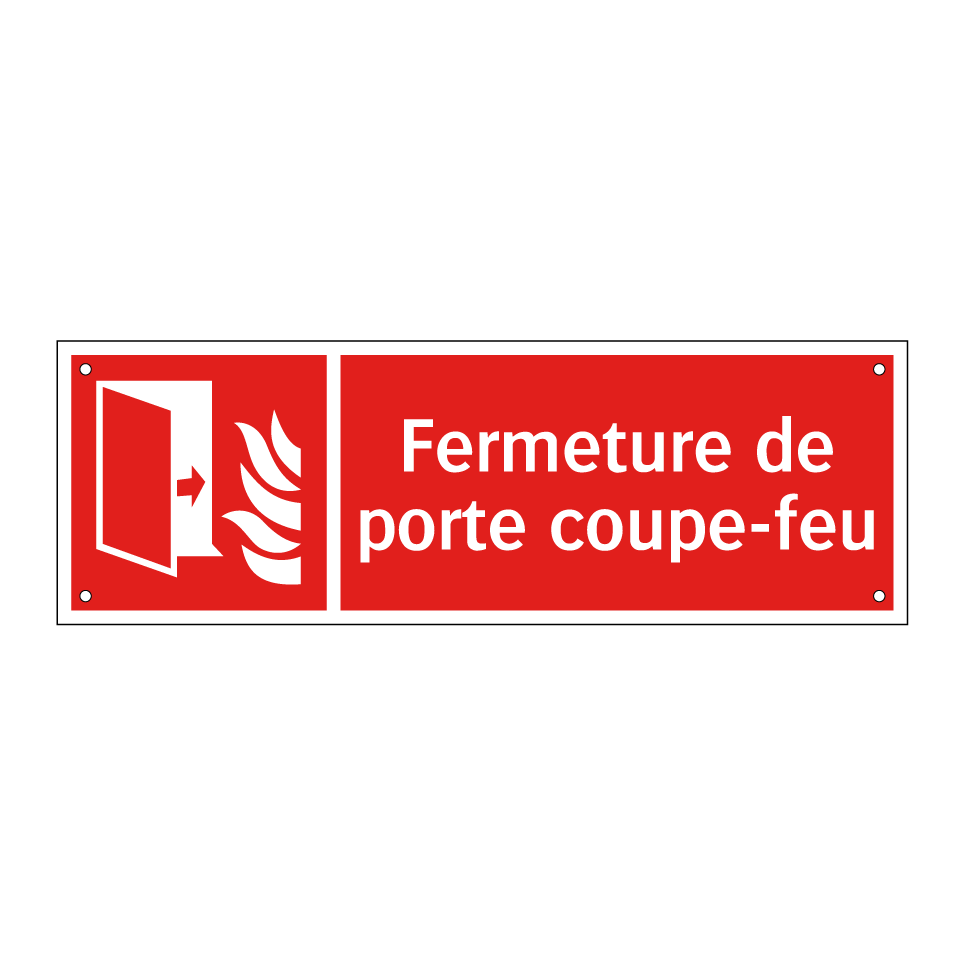 Fermeture de porte coupe-feu