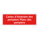 Cartes d'itinéraire des pompiers Plans des pompiers