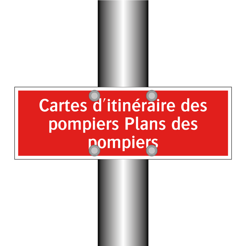 Cartes d'itinéraire des pompiers Plans des pompiers