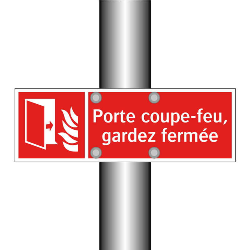 Porte coupe-feu, gardez fermée