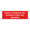 Cartes d'itinéraire des pompiers Plans des pompiers