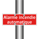 Alarme incendie automatique