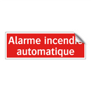 Alarme incendie automatique