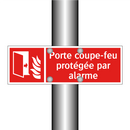 Porte coupe-feu protégée par alarme