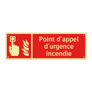 Point d'appel d'urgence incendie