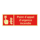 Point d'appel d'urgence incendie