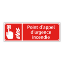 Point d'appel d'urgence incendie