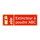 Extincteur à poudre ABC