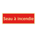 Seau à incendie