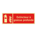 Extincteur à graisse profonde