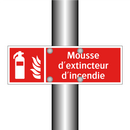 Mousse d'extincteur d'incendie
