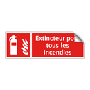 Extincteur pour tous les incendies