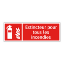 Extincteur pour tous les incendies