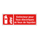 Extincteur pour feux électriques et feux de liquides