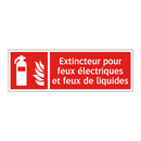 Extincteur pour feux électriques et feux de liquides