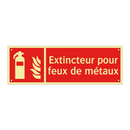 Extincteur pour feux de métaux