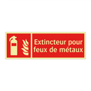 Extincteur pour feux de métaux