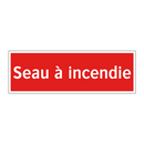 Seau à incendie