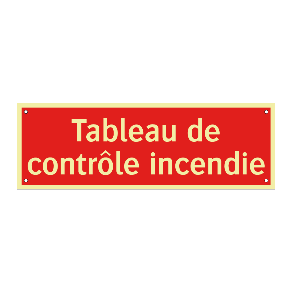 Tableau de contrôle incendie