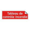 Tableau de contrôle incendie