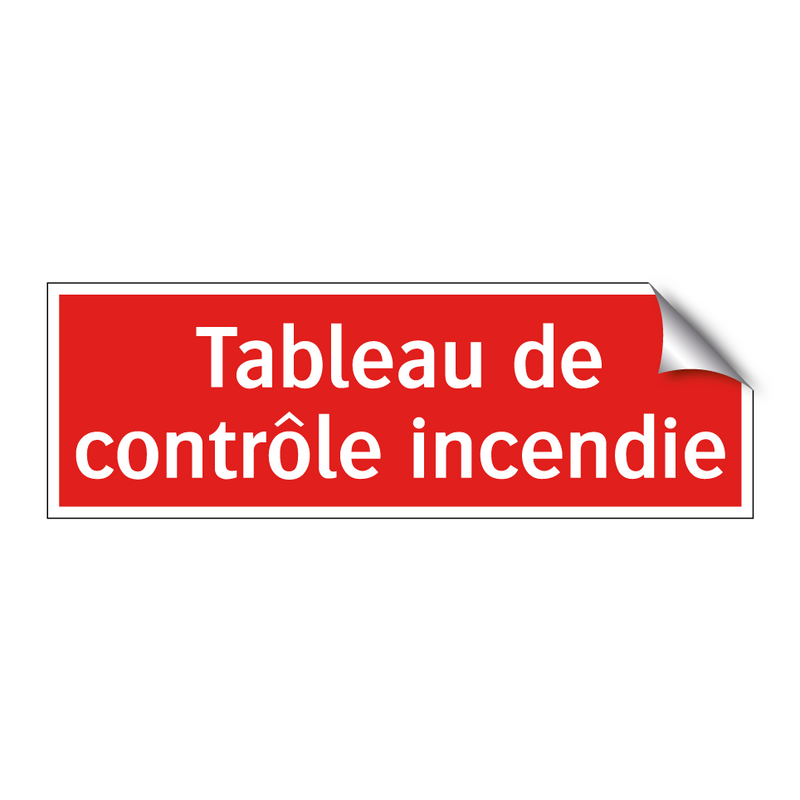 Tableau de contrôle incendie