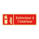 Extincteur à l'intérieur