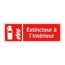 Extincteur à l'intérieur