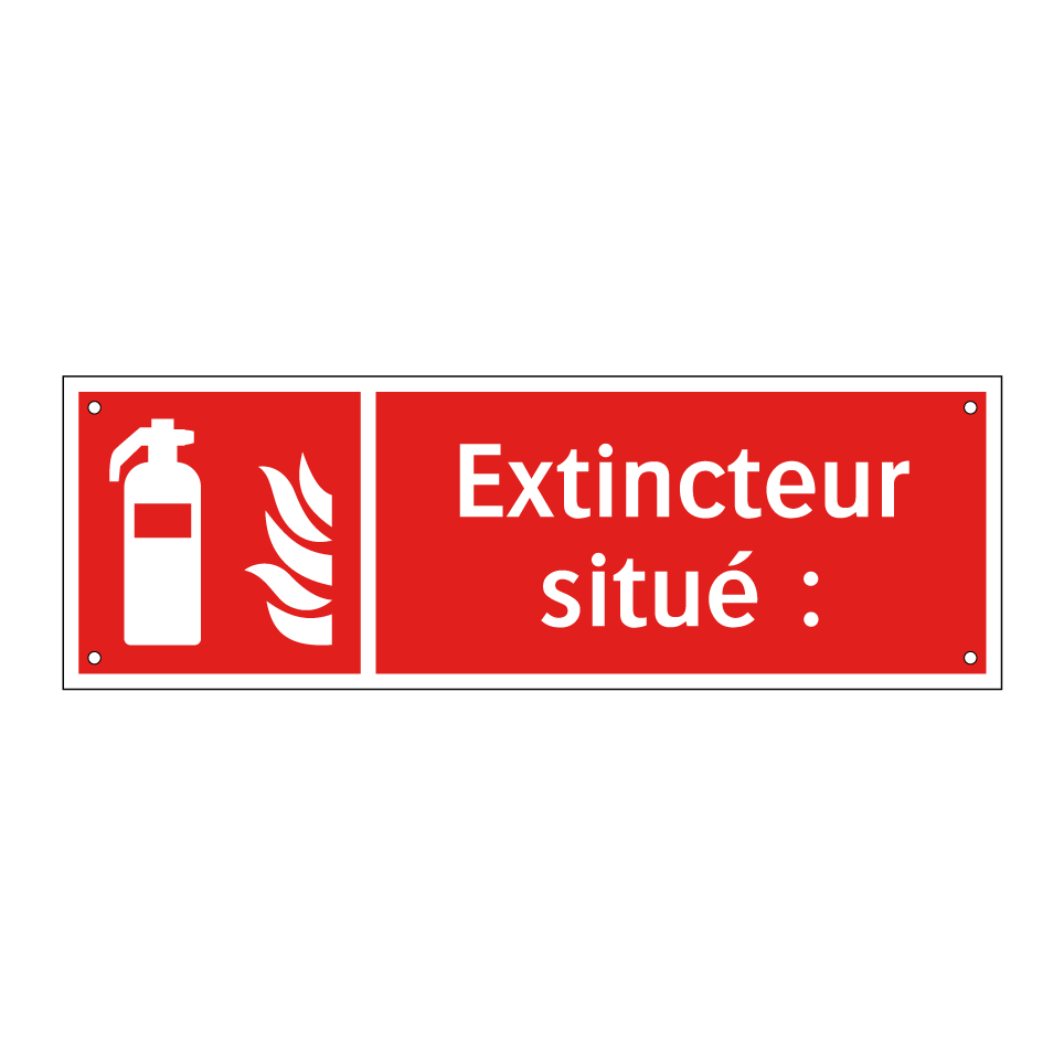 Extincteur situé :