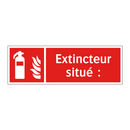Extincteur situé :