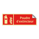 Poudre d'extincteur