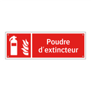 Poudre d'extincteur