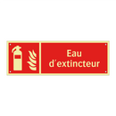 Eau d'extincteur